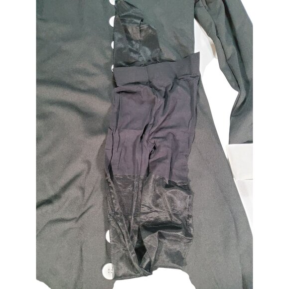 Women's The Addams Family Wednesday Addams Costume Dress With Tights Sz S Black - Picture 3 of 6